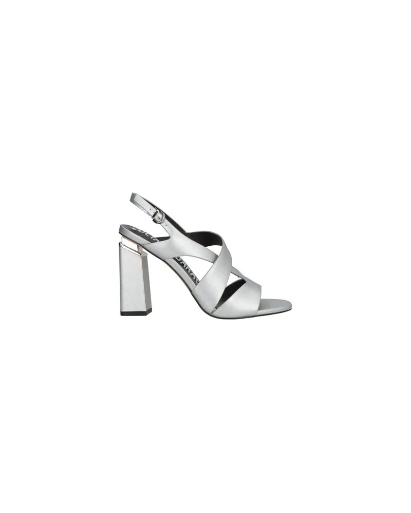 Luciano Barachini SCHUHE - Sandalenauf YOOX.COM Silber