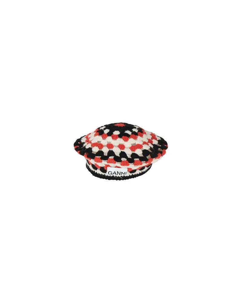 Ganni ACCESSOIRES - Mützen & Hüteauf YOOX.COM Rostrot