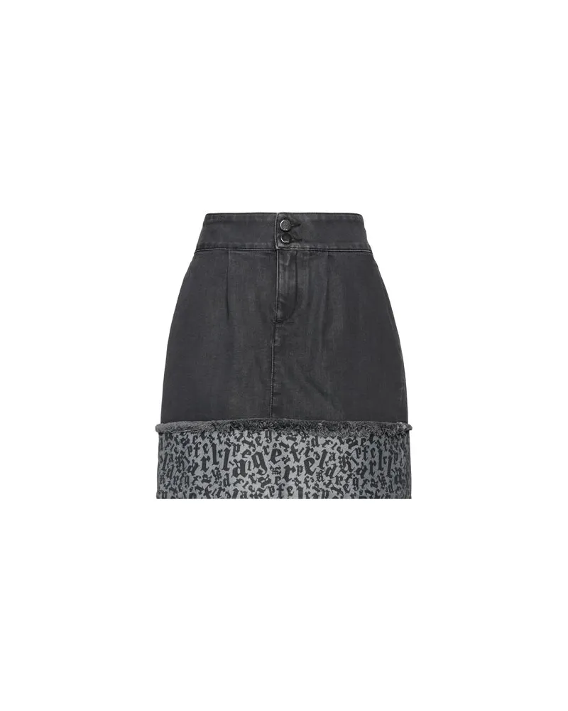 Karl Lagerfeld HOSEN & RÖCKE - Jeansröckeauf YOOX.COM Schwarz