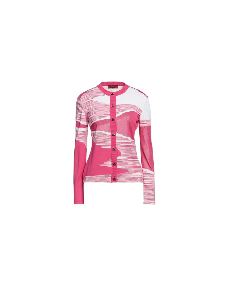 Missoni STRICKWAREN - Strickjackenauf YOOX.COM Fuchsia