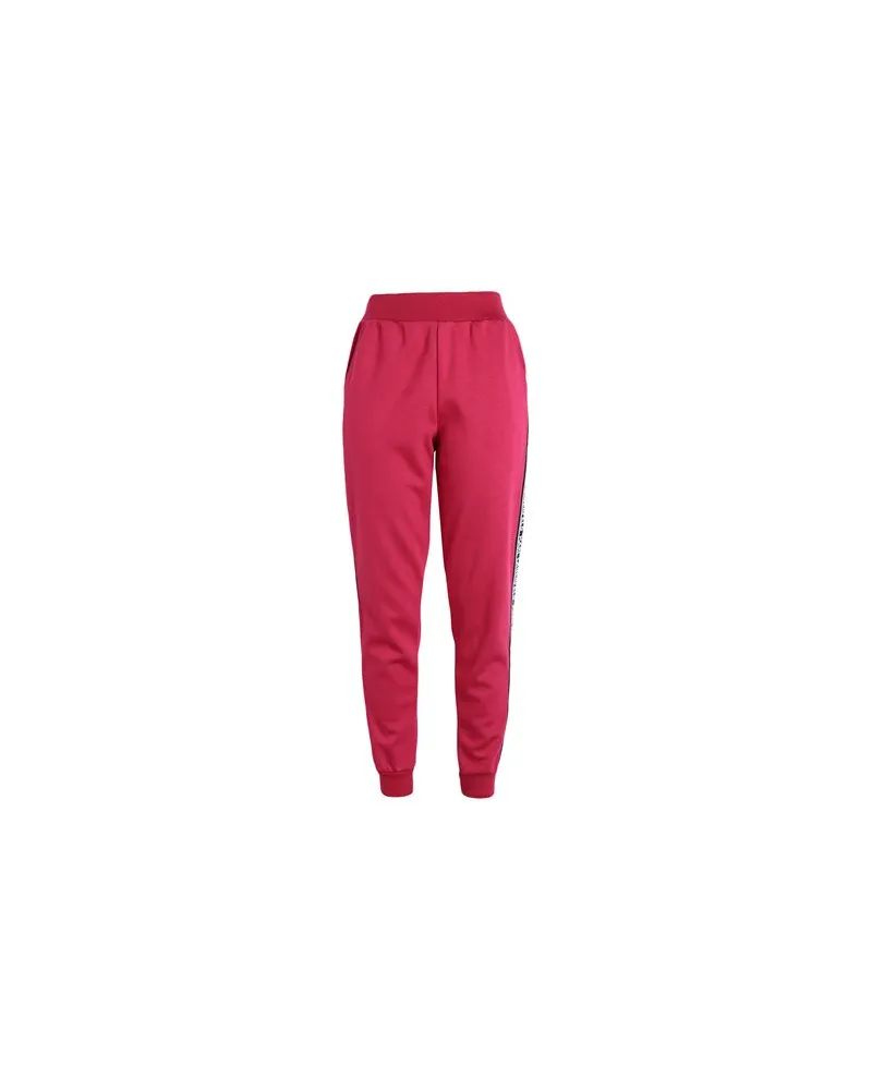 Karl Lagerfeld DOUBLE JERSEY LOGO PANTS  - HOSEN & RÖCKE - Hosenauf YOOX.COM Fuchsia