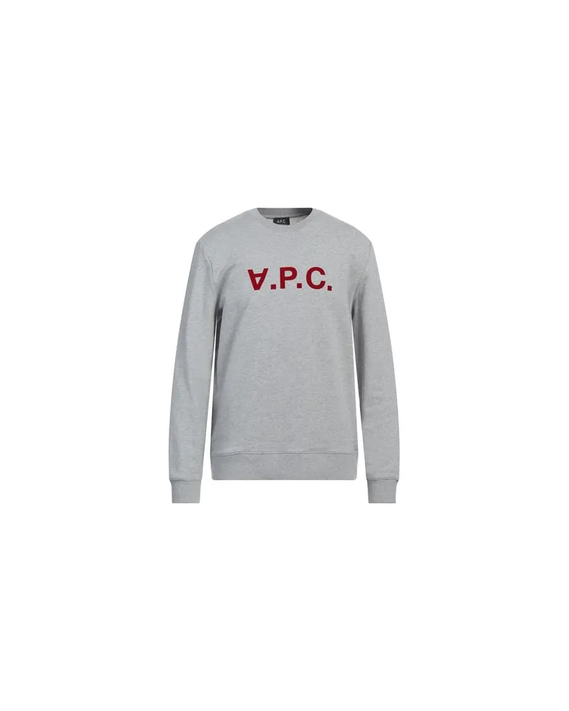 A.P.C. TOPS - Sweatshirtsauf YOOX.COM Hellgrau