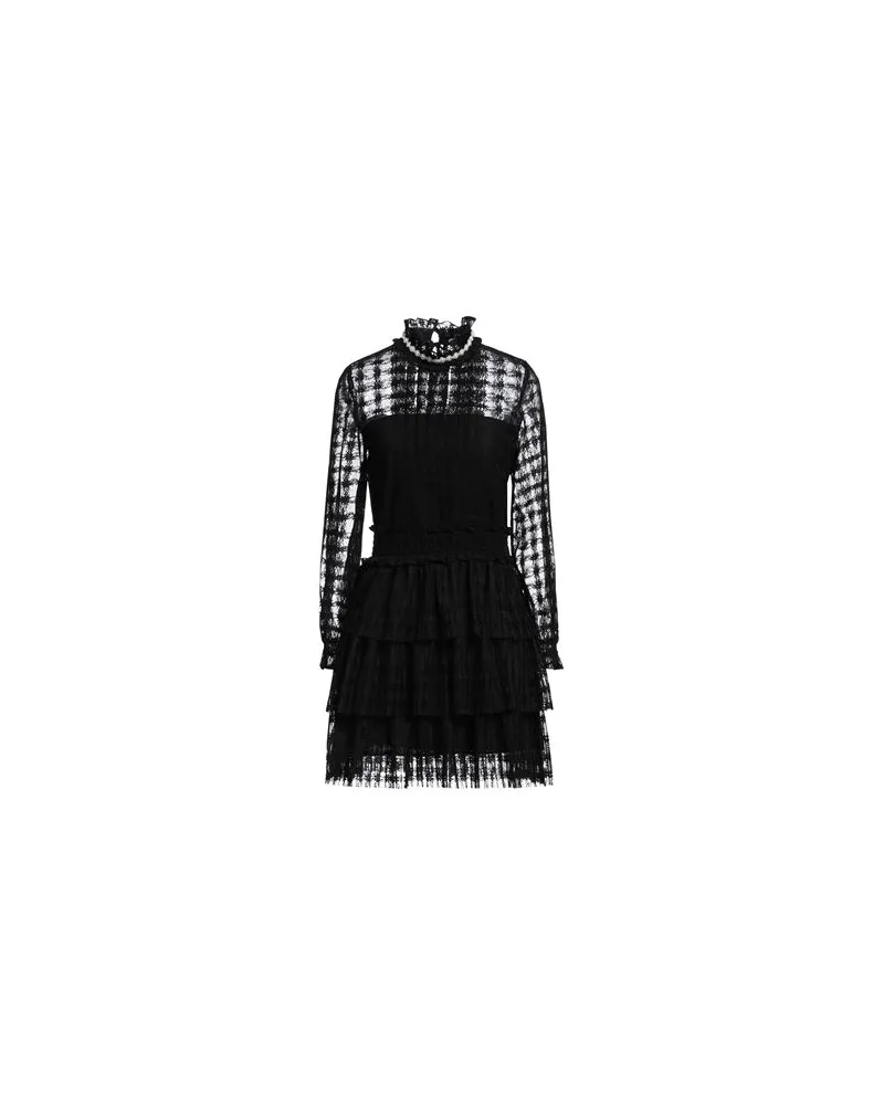 Sandro KLEIDER - Mini-Kleiderauf YOOX.COM Schwarz