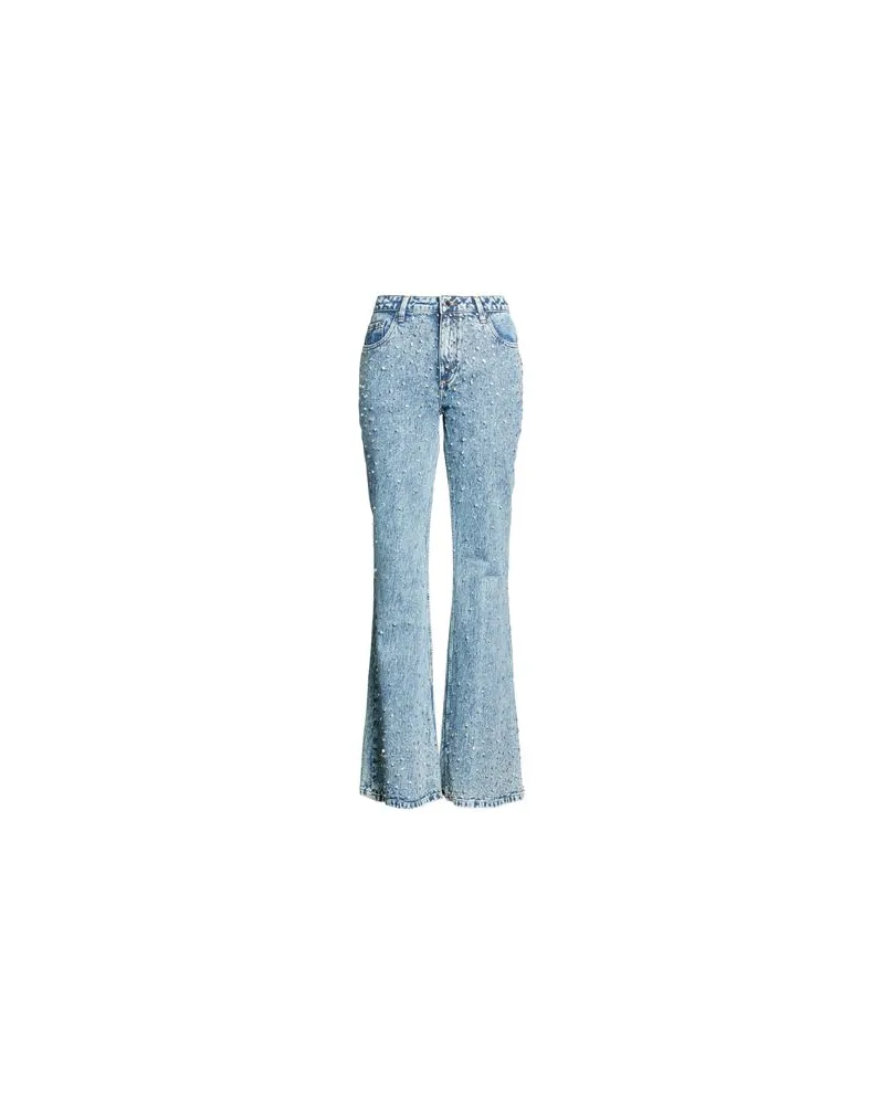 Retrofête HOSEN & RÖCKE - Jeanshosenauf YOOX.COM Blau