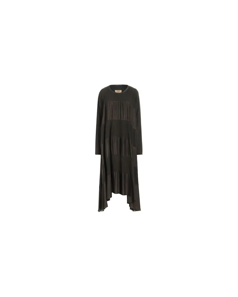 Uma Wang KLEIDER - Midi-Kleiderauf YOOX.COM Dunkelgrün