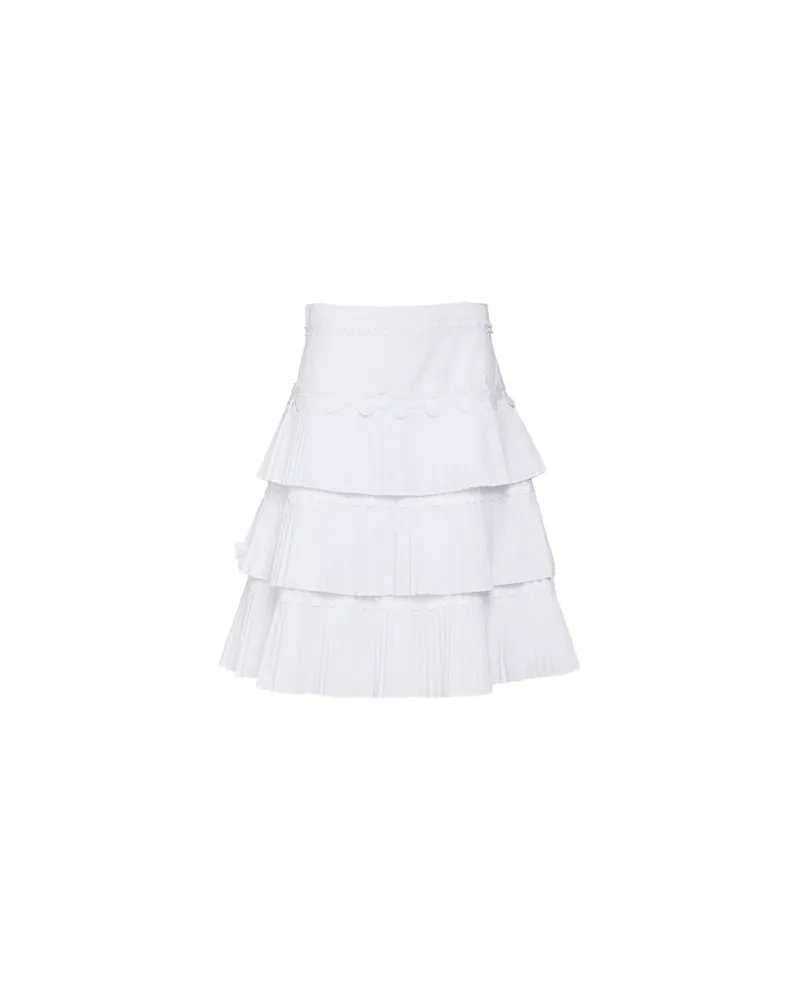 Maison Common HOSEN & RÖCKE - Midi-Röckeauf YOOX.COM Weiß