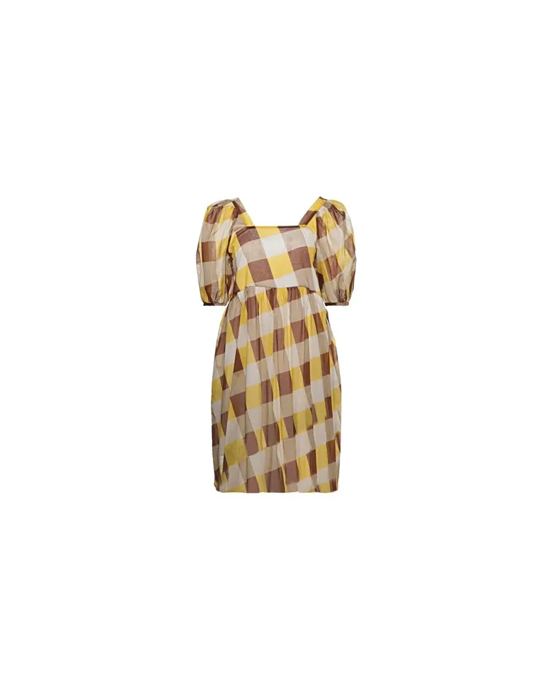 Semicouture KLEIDER - Mini-Kleiderauf YOOX.COM Gelb