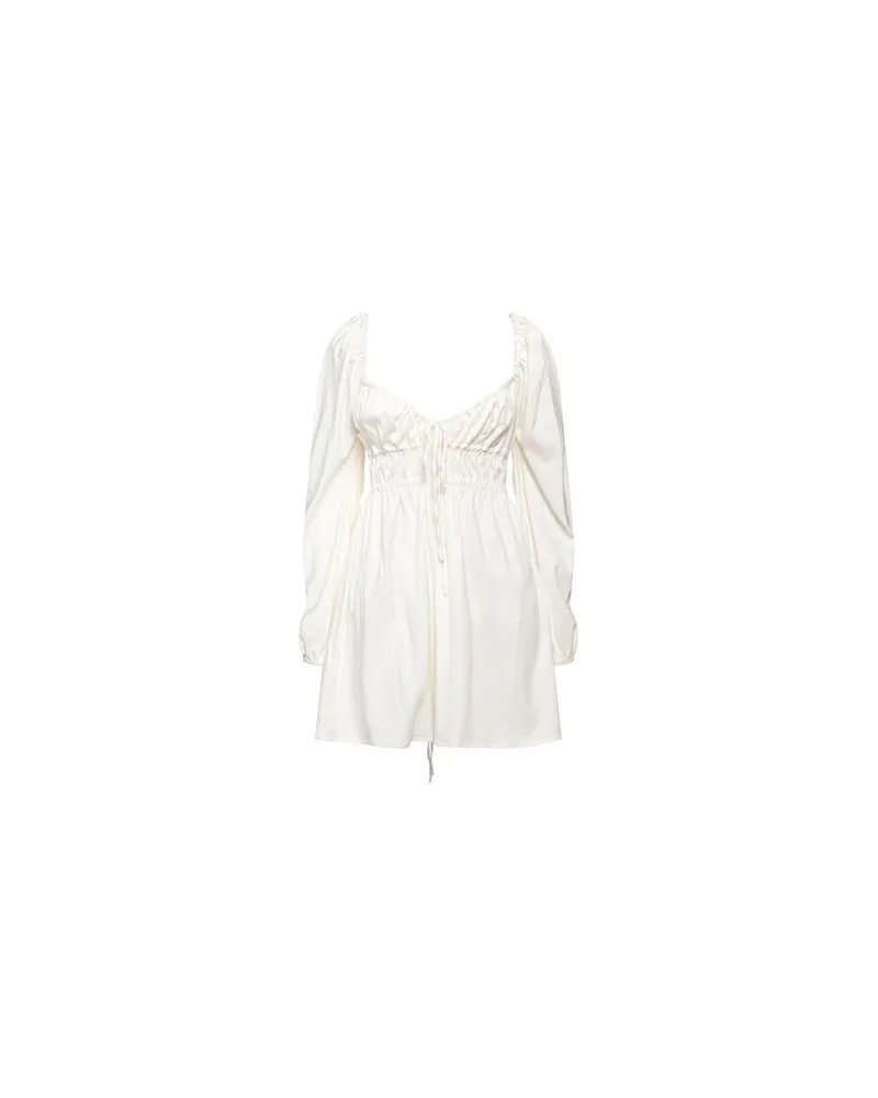 Les Héroïnes by Vanessa Cocchiaro KLEIDER - Mini-Kleiderauf YOOX.COM Weiß