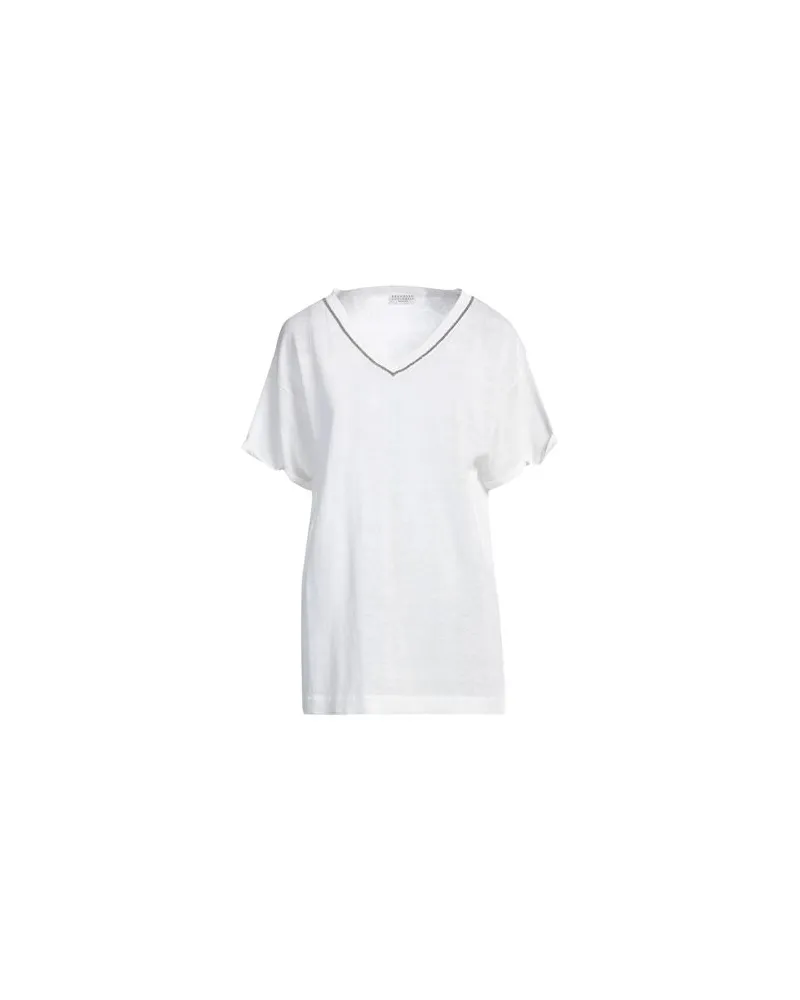 Brunello Cucinelli STRICKWAREN - Pulloverauf YOOX.COM Weiß