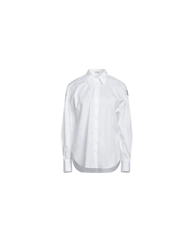 Brunello Cucinelli TOPS - Hemdenauf YOOX.COM Weiß