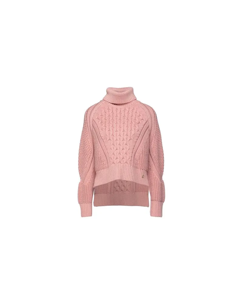 Elisabetta Franchi STRICKWAREN - Rollkragenpulloverauf YOOX.COM Lachs