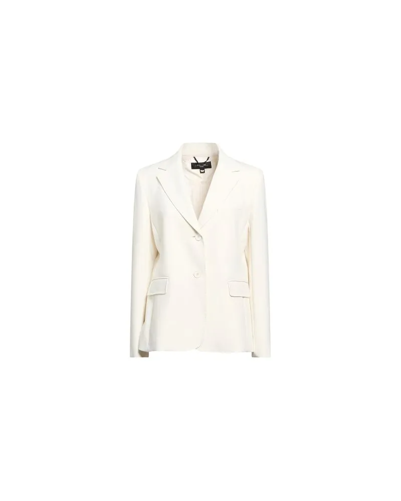 Max Mara ANZÜGE und CO-ORDS - Blazersauf YOOX.COM Cremeweiß