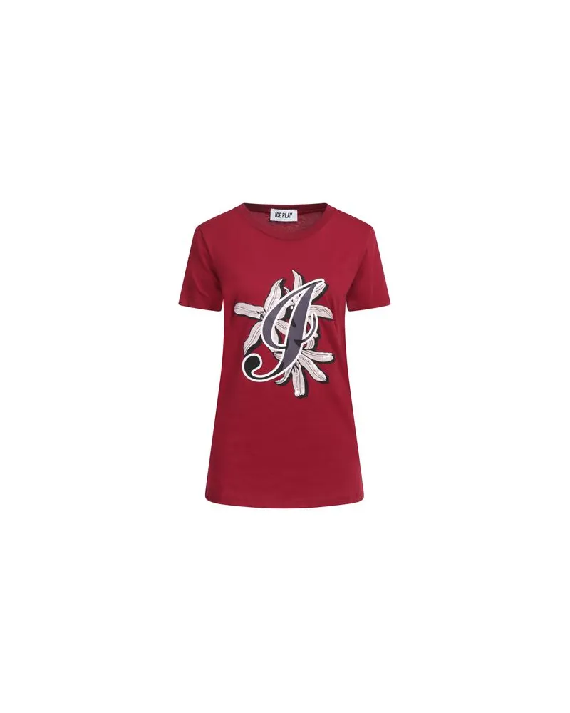 ICE PLAY TOPS - T-shirtsauf YOOX.COM Bordeaux