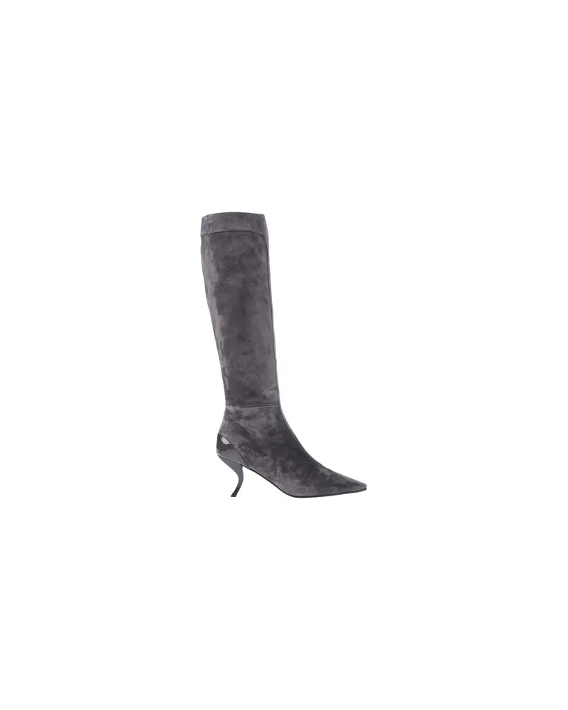 Roger Vivier SCHUHE - Stiefelauf YOOX.COM Grau