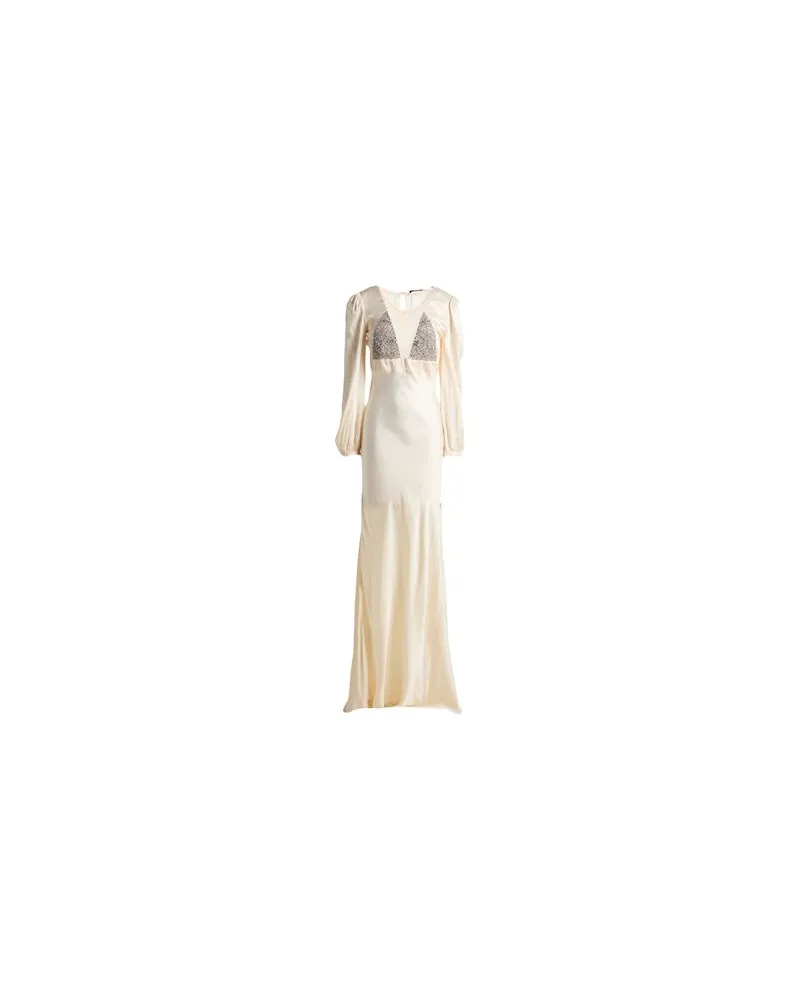 Twin-Set KLEIDER - Maxi-Kleiderauf YOOX.COM Elfenbein