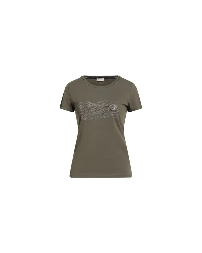 Liu Jo BETTER - TOPS - T-shirtsauf YOOX.COM Militärgrün