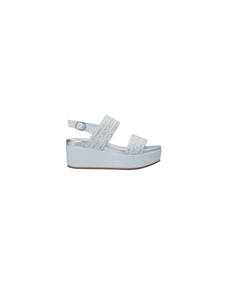 CAFèNOIR  SCHUHE - Sandalenauf YOOX.COM Silber