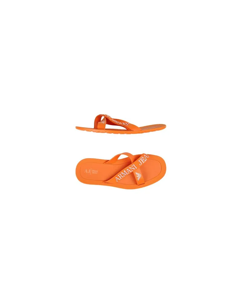 Armani Jeans SCHUHE - Zehentrennerauf YOOX.COM Orange