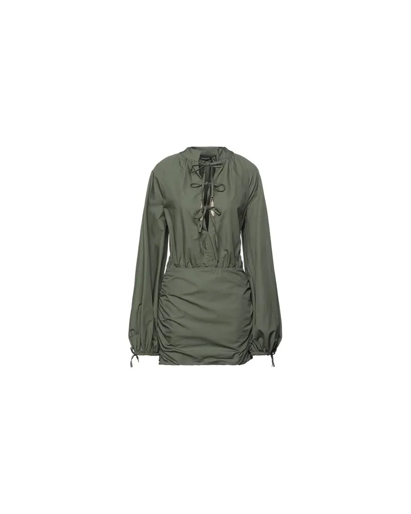 WANDERING KLEIDER - Mini-Kleiderauf YOOX.COM Militärgrün