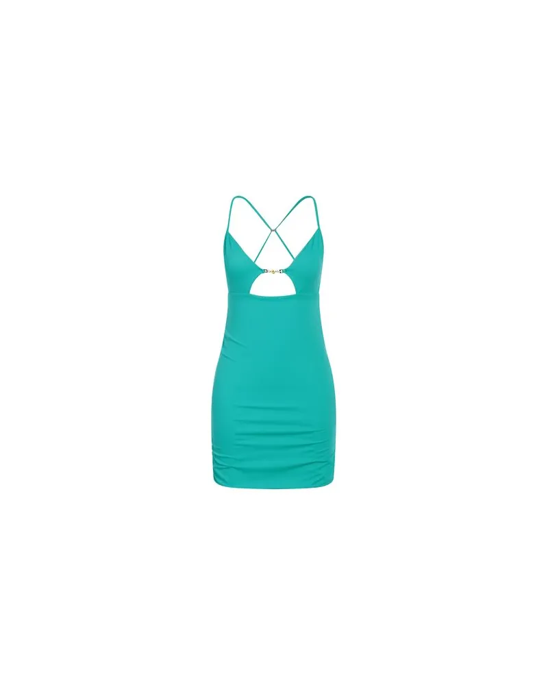 BARROW KLEIDER - Mini-Kleiderauf YOOX.COM Smaragdgrün