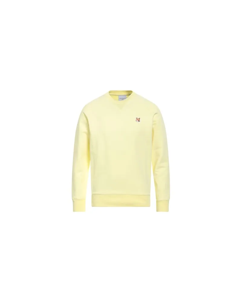 Kitsuné TOPS - Sweatshirtsauf YOOX.COM Pastellgelb