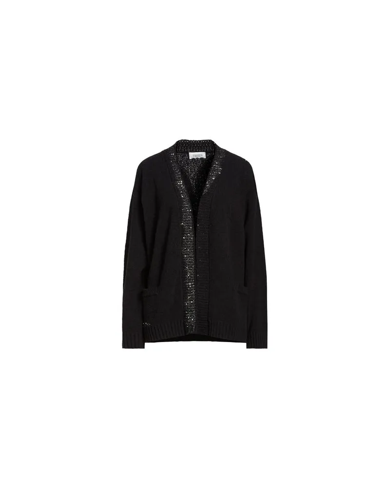 Laneus STRICKWAREN - Strickjackenauf YOOX.COM Schwarz