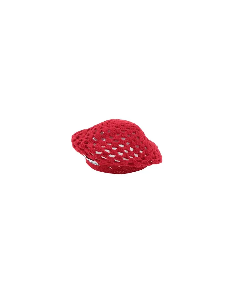 Ganni ACCESSOIRES - Mützen & Hüteauf YOOX.COM Rot