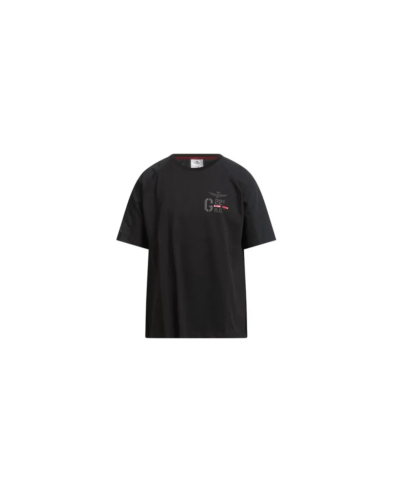 Aeronautica Militare TOPS - T-shirtsauf YOOX.COM Schwarz