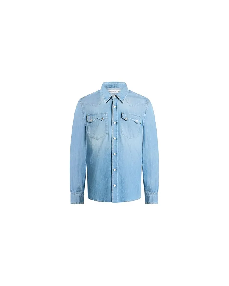 Department 5 TOPS - Jeanshemdenauf YOOX.COM Blau