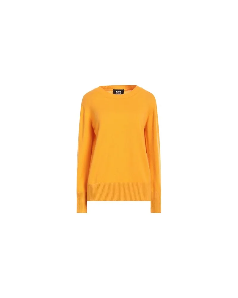 Alpha Studio STRICKWAREN - Pulloverauf YOOX.COM Mandarine