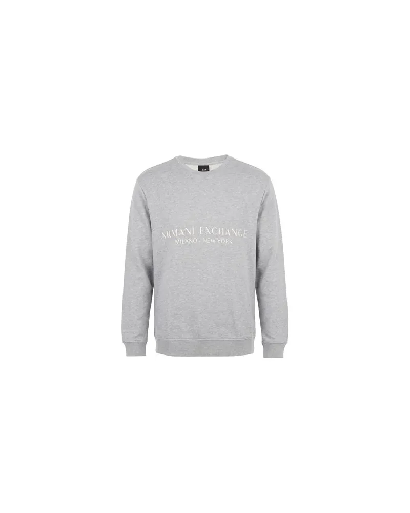 Armani Exchange TOPS - Sweatshirtsauf YOOX.COM Hellgrau