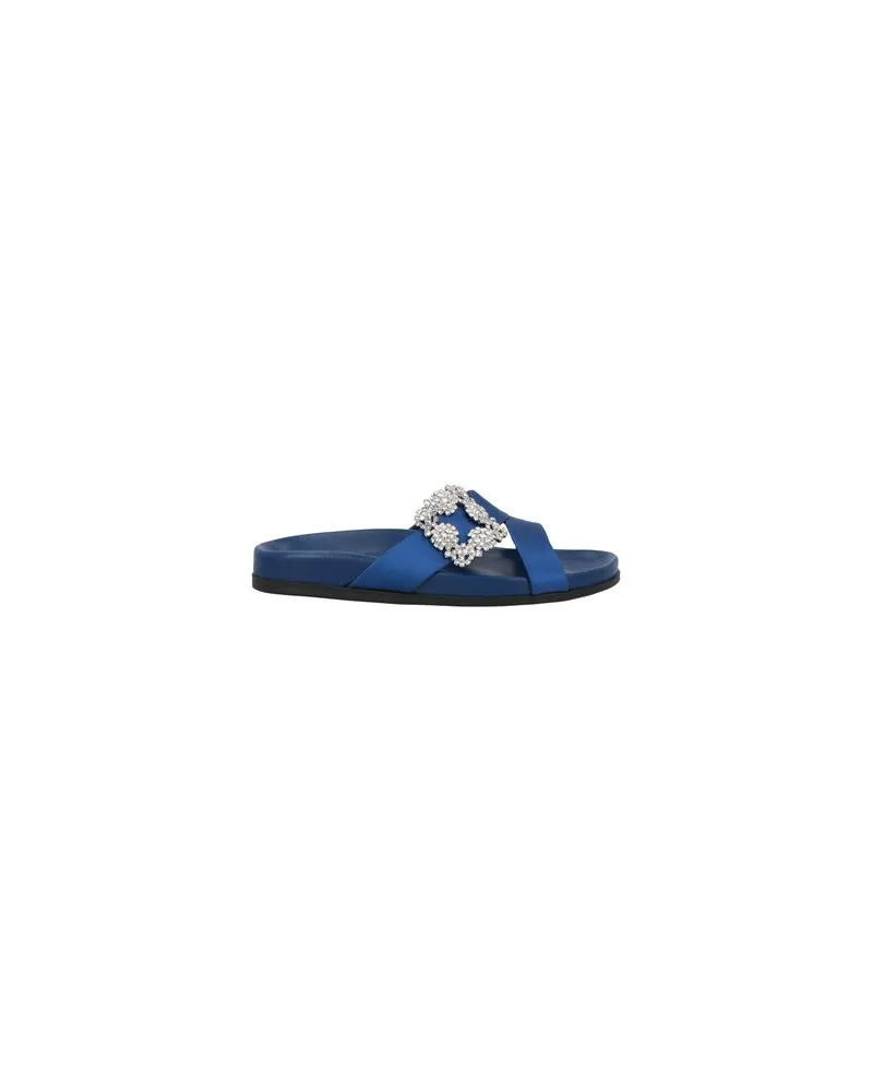 Manolo Blahnik SCHUHE - Sandalenauf YOOX.COM Blau