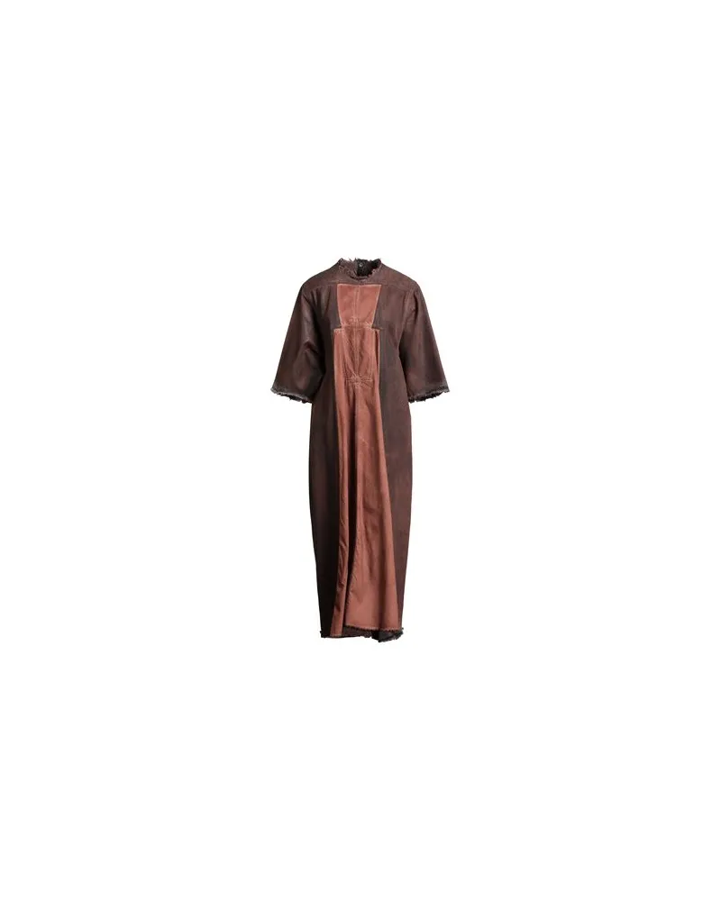 DRKSHDW by Rick Owens KLEIDER - Maxi-Kleiderauf YOOX.COM Schokobraun