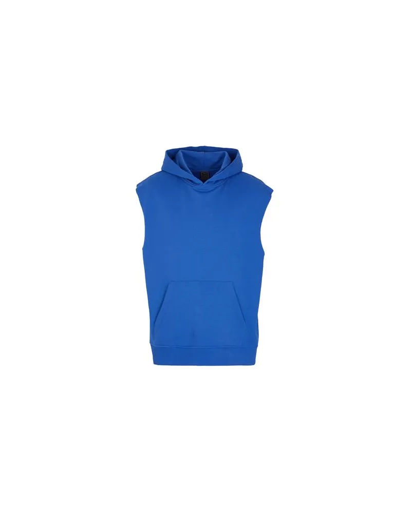 8 by Yoox ORGANIC COTTON SLEEVELESS HOODIE  - TOPS - Sweatshirtsauf YOOX.COM Blau