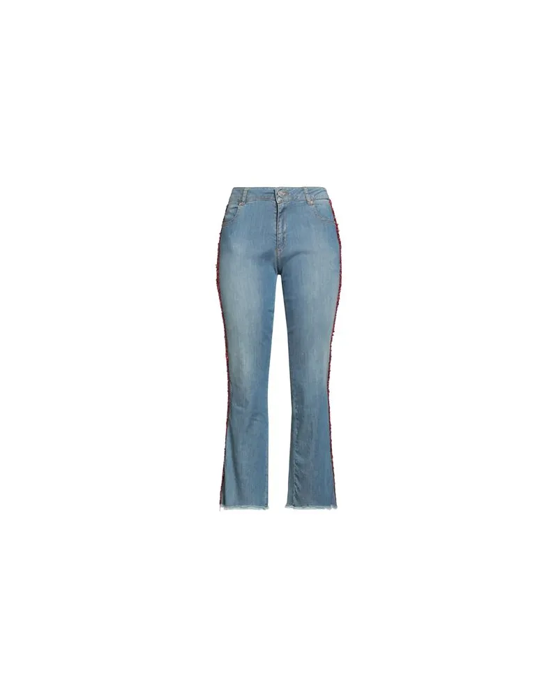CRISTINAEFFE HOSEN & RÖCKE - Jeanshosenauf YOOX.COM Blau