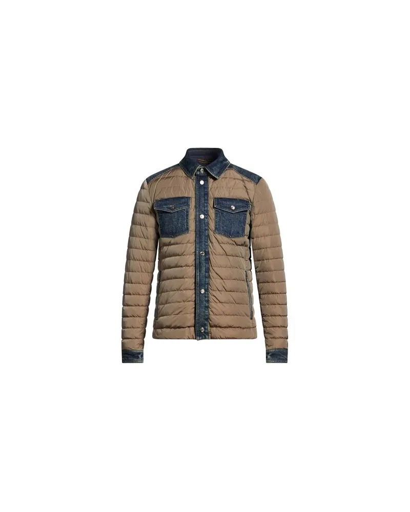 MOORER JACKEN & MÄNTEL - Pufferjacken & Daunenjackenauf YOOX.COM Khaki