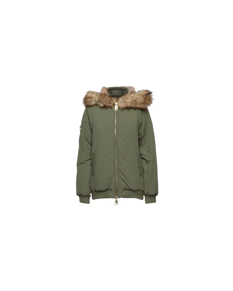 KENGSTAR JACKEN & MÄNTEL - Pufferjacken & Daunenjackenauf YOOX.COM Militärgrün