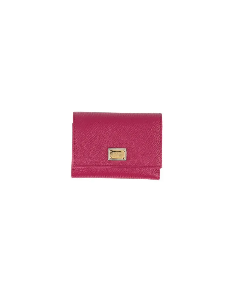 Dolce & Gabbana Kleinlederwaren - Brieftaschenauf YOOX.COM Magenta