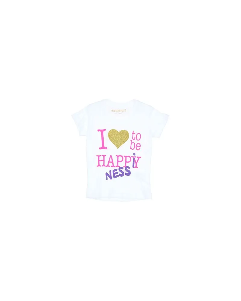 Happiness TOPS - T-shirtsauf YOOX.COM Weiß