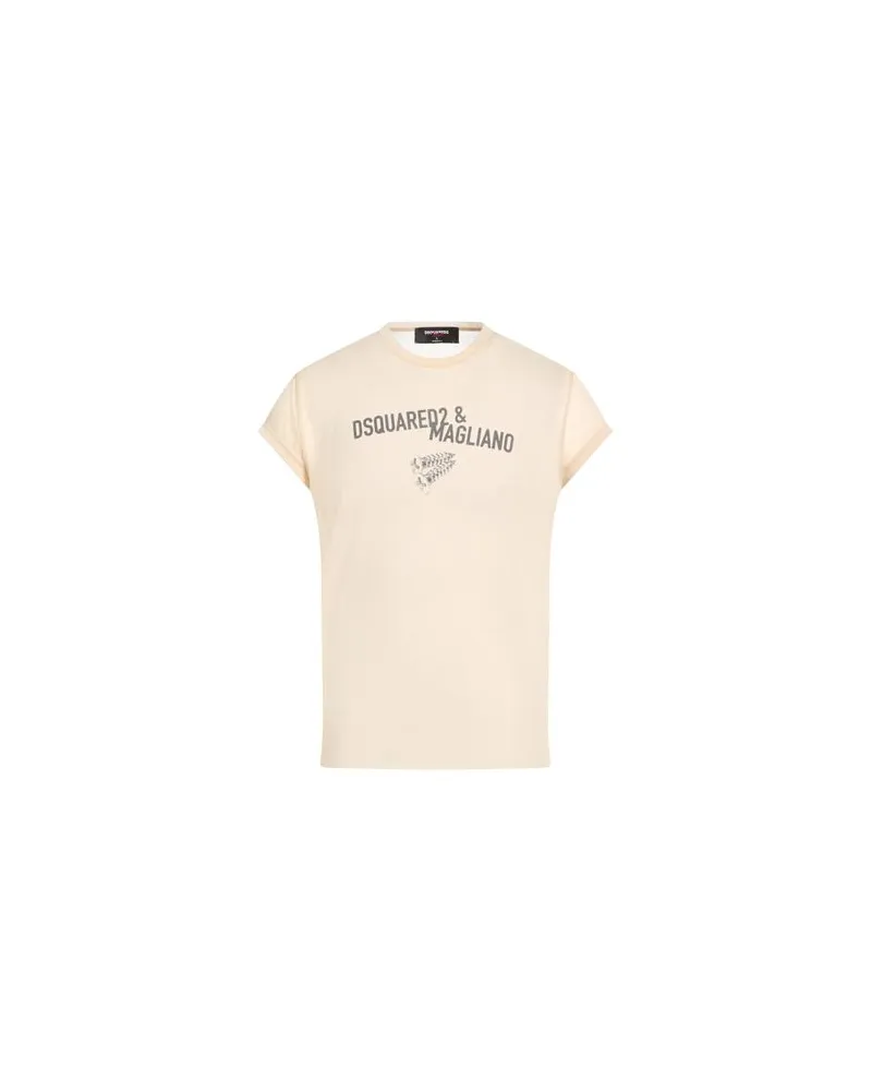 Dsquared2 TOPS - T-shirtsauf YOOX.COM Beige