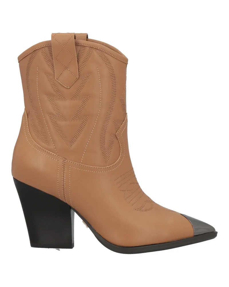 Lola Cruz Stiefelette Kamel