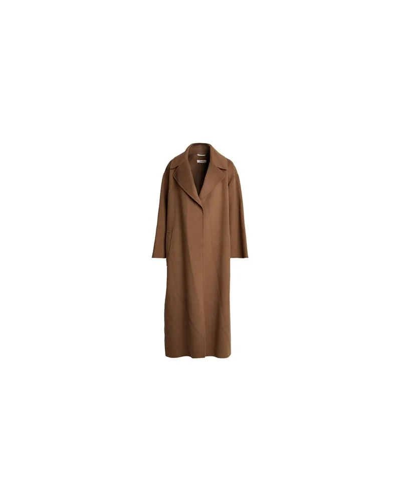 Max Mara JACKEN & MÄNTEL - Mäntelauf YOOX.COM Braun