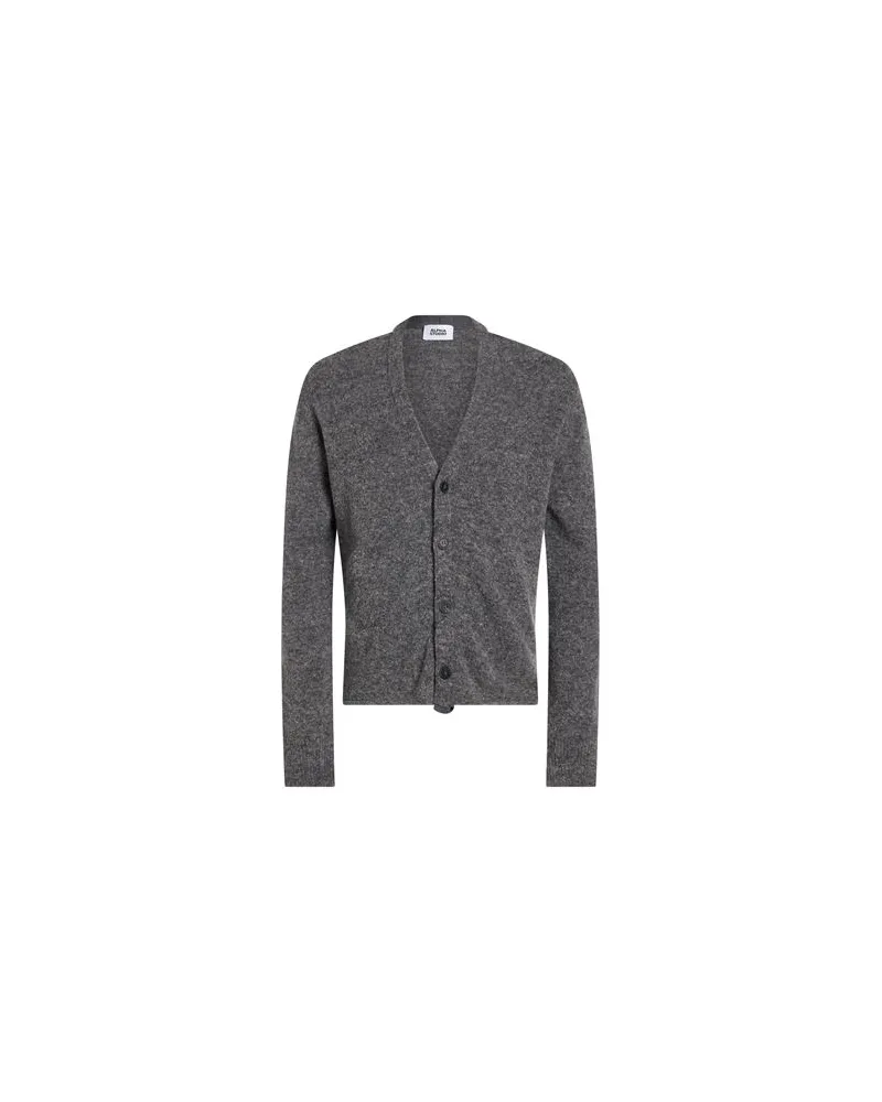 Alpha Studio STRICKWAREN - Strickjackenauf YOOX.COM Grau