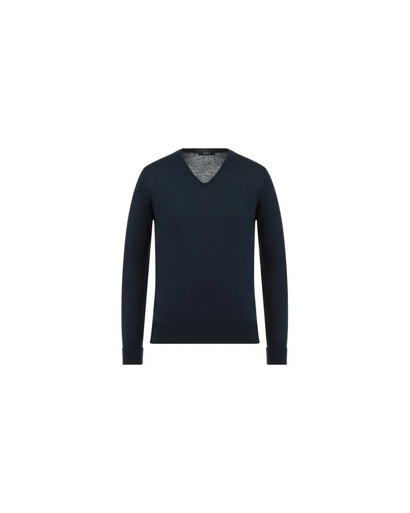 Alpha Studio STRICKWAREN - Pulloverauf YOOX.COM Nachtblau