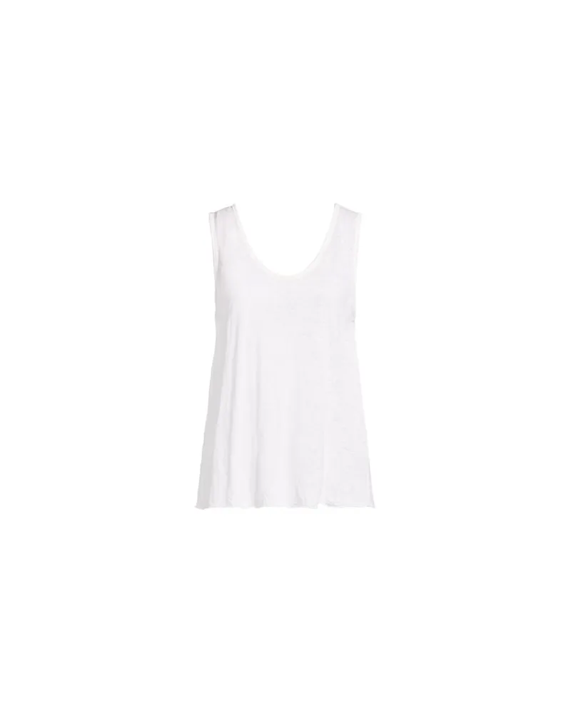 120% Lino TOPS - Tank Topsauf YOOX.COM Weiß