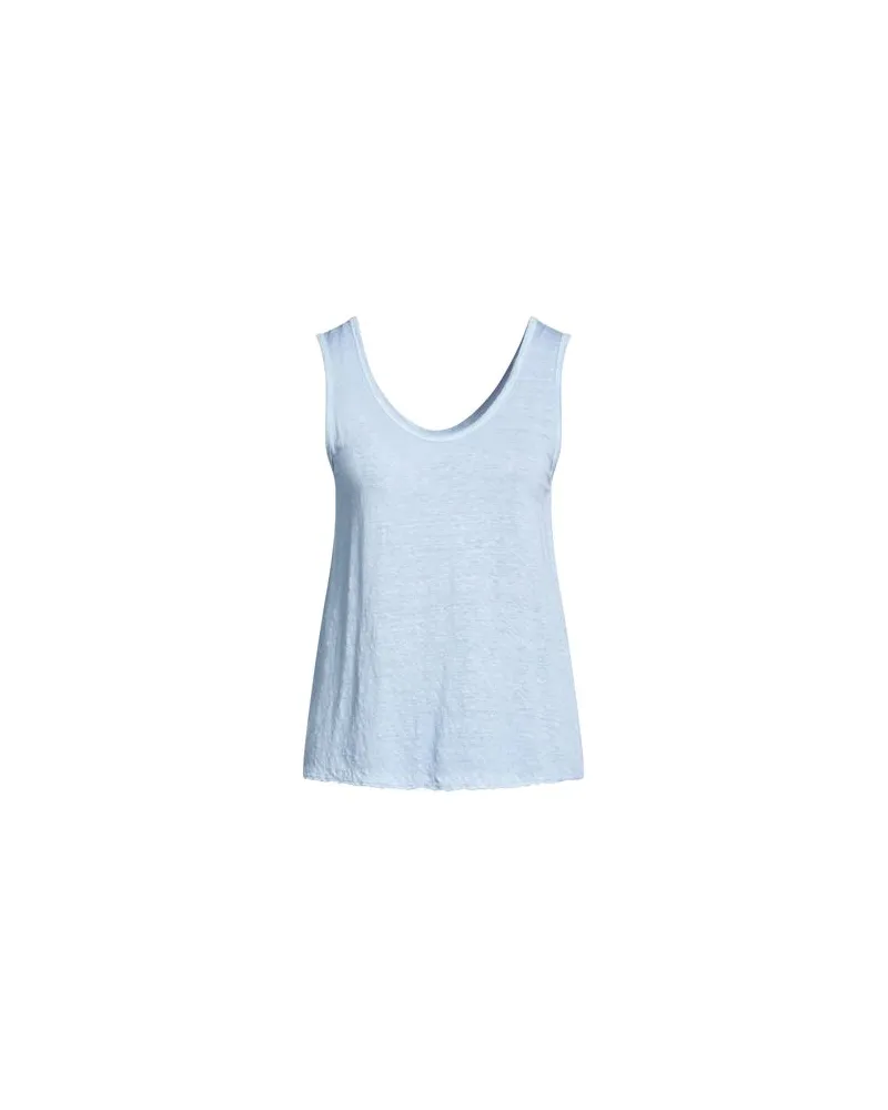 120% Lino TOPS - Tank Topsauf YOOX.COM Hellblau