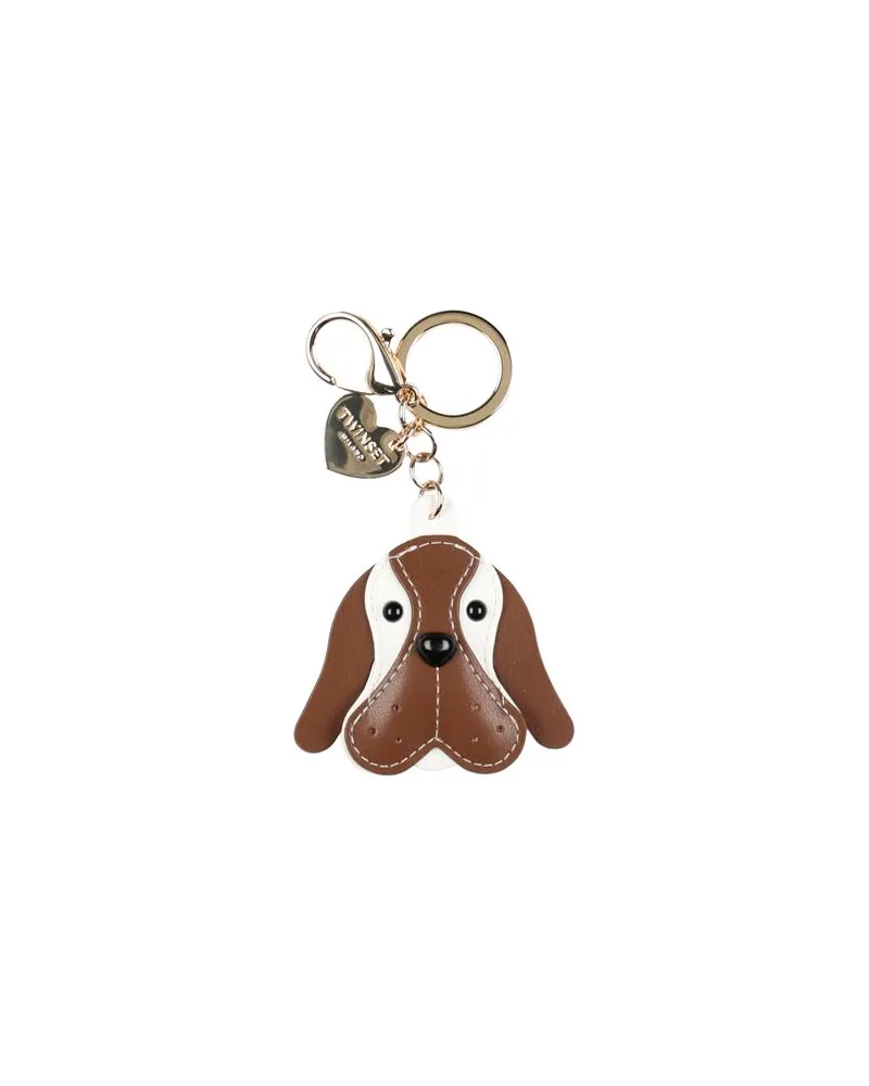 Twin-Set Kleinlederwaren - Schlüsselanhängerauf YOOX.COM Braun