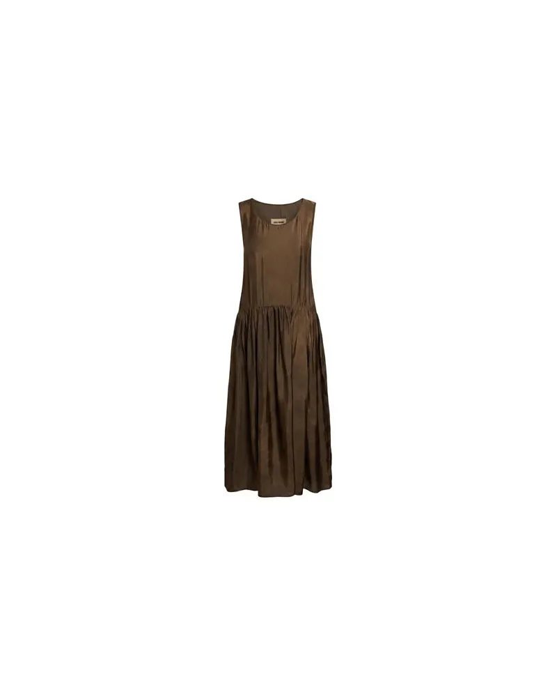 Uma Wang KLEIDER - Maxi-Kleiderauf YOOX.COM Braun