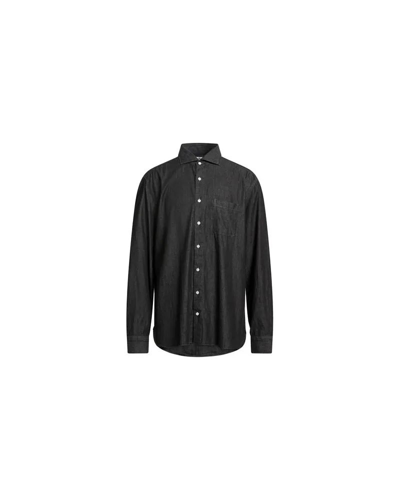 Luigi Borrelli TOPS - Jeanshemdenauf YOOX.COM Schwarz