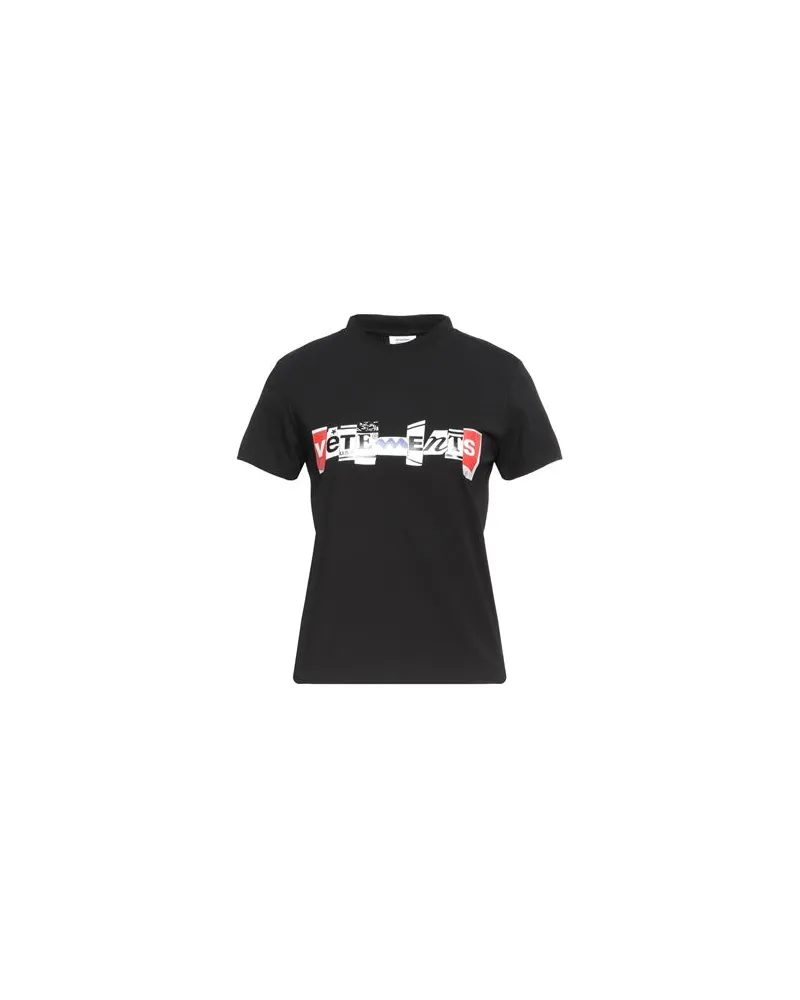 VETEMENTS TOPS - T-shirtsauf YOOX.COM Schwarz